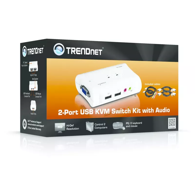 KVM slēdzis Trendnet TK-209K
