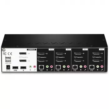 KVM slēdzis Trendnet TK-440DP Melns Sudrabs