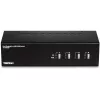 KVM slēdzis Trendnet TK-440DP Melns Sudrabs
