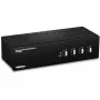 KVM slēdzis Trendnet TK-440DP Melns Sudrabs