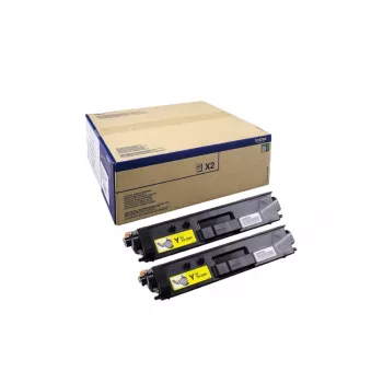tonera kasete Brother TN-329YTWIN, Oriģināls dzeltena, laser, 2 pcs, yield 12000 lapas
