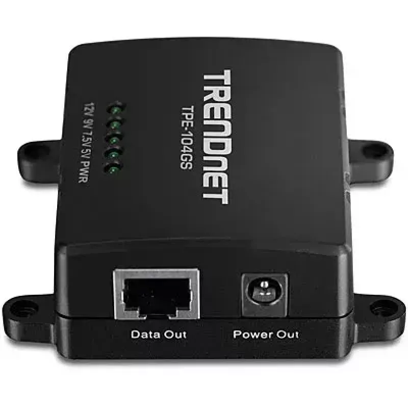 Tīkla sadalītājs Trendnet TPE-104GS Melns Power over Ethernet PoE
