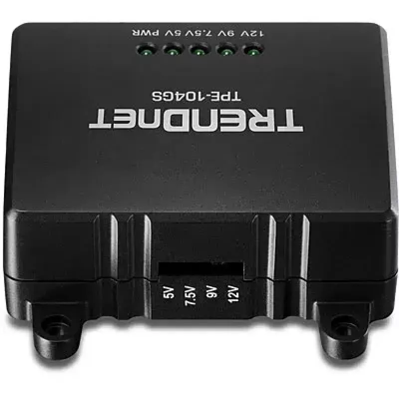 Tīkla sadalītājs Trendnet TPE-104GS Melns Power over Ethernet PoE