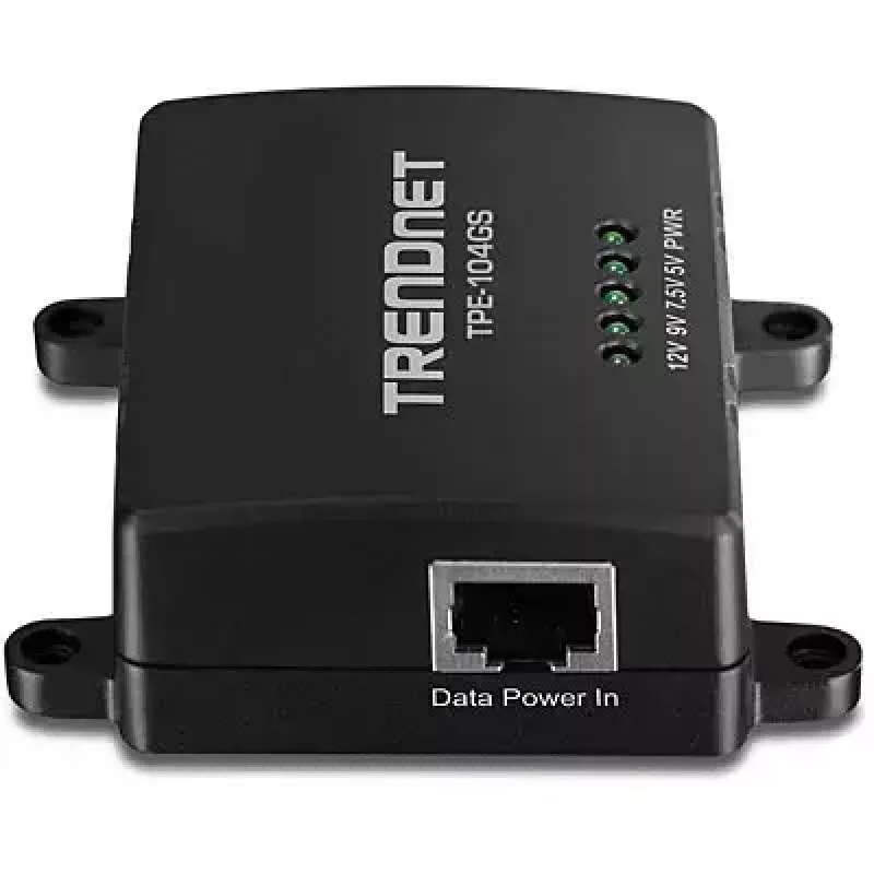 Tīkla sadalītājs Trendnet TPE-104GS Melns Power over Ethernet PoE