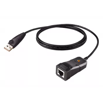 ATEN UC232BF seriālais kabelis melns 1,2 m USB Type-A RJ-45