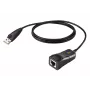 ATEN UC232BF seriālais kabelis melns 1,2 m USB Type-A RJ-45