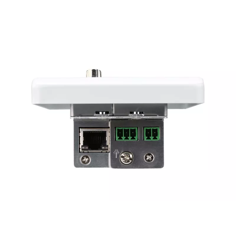 ATEN HDMI & VGA HDBaseT raidītājs ar ES sienas plāksni / PoH (4K@100m) (HDBaseT A klase)
