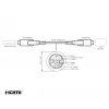 HDMI kabelis ATEN VE7834A 60m Type-A Type-D 18 Gbit/s Melns