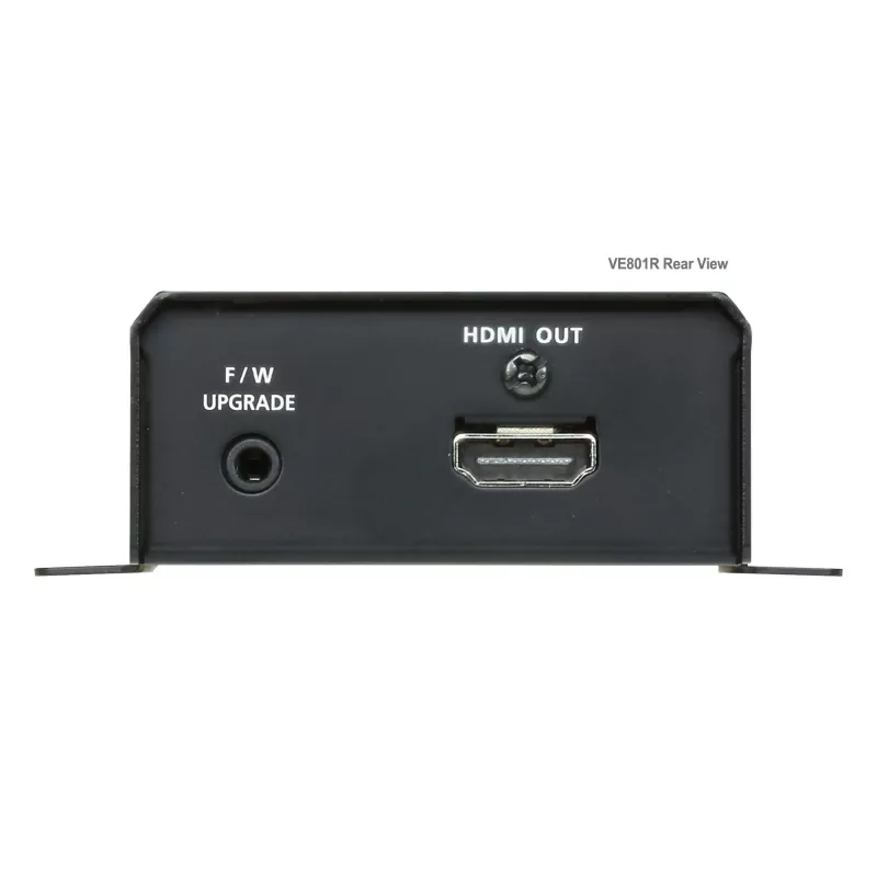 ATEN HDMI uztvērējs tikai caur 1 CAT5e/6 kabeli (70 m), 4K / HDBaseT-Lite (B klase)
