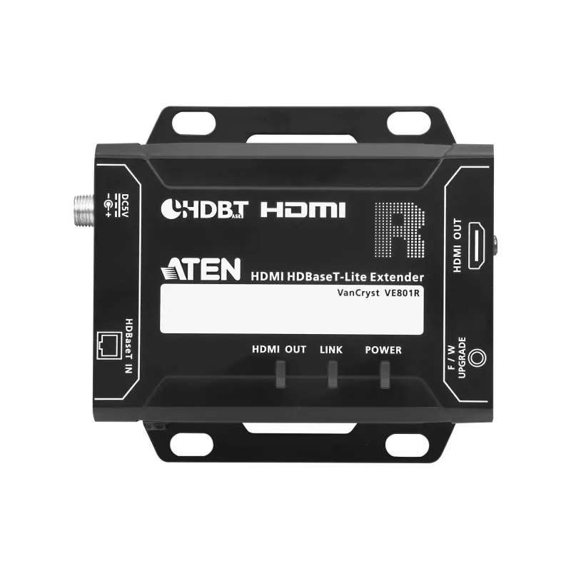 ATEN HDMI uztvērējs tikai caur 1 CAT5e/6 kabeli (70 m), 4K / HDBaseT-Lite (B klase)