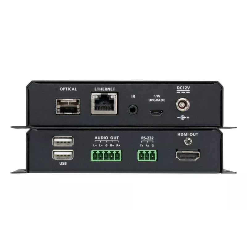 AV raidītājs un uztvērējs ATEN VE883AK2 True 4K HDMI optiskais pagarinātājs 4K@300m 10km