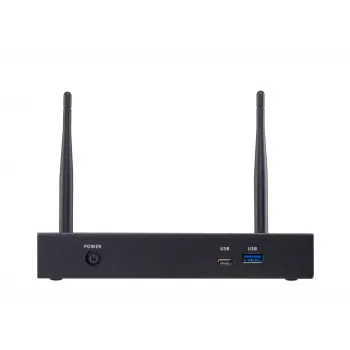 ATEN 4K bezvadu prezentāciju slēdzis, galddatora melns, HDMI, VGA, Wi-Fi 5