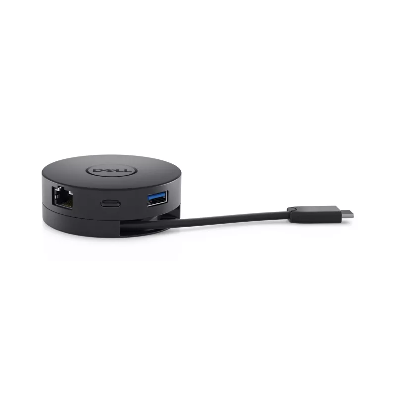 DELL DA300 vadu USB 3.2 Gen 2 (3.1 Gen 2) Type-C melns