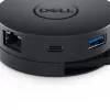 DELL DA300 vadu USB 3.2 Gen 2 (3.1 Gen 2) Type-C melns