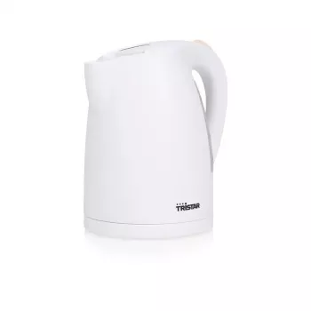 Tristar tējkanna | WK-1345 | Elektriskā | 2200 W | 1,7 L | Plastmasa | 360° rotējoša pamatne | Balta