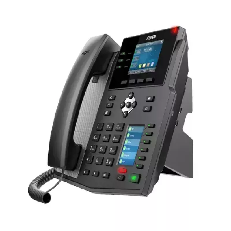 IP tālrunis Fanvil X4U melns 12 līnijas LCD Wi-Fi