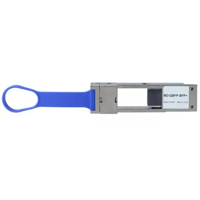 BlueOptics X-CVR-QSFP-SFP10G-BO InfiniBand optiskās šķiedras kabelis SFP+ Vīr./Vīr.