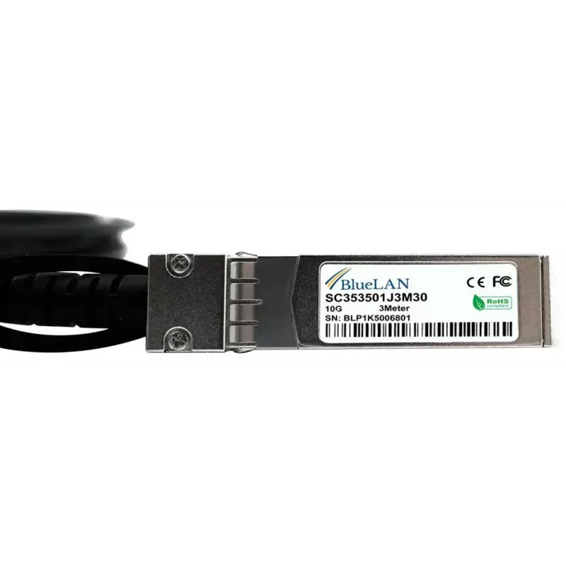 InfiniBand/optiskās šķiedras kabelis BlueOptics XDACBL3M 3 m SFP+