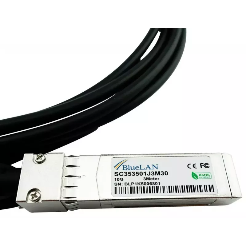 InfiniBand/optiskās šķiedras kabelis BlueOptics XDACBL3M 3 m SFP+