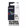 Lentu uzlīmju izveidei Casio XR-24WE1 melns uz balta