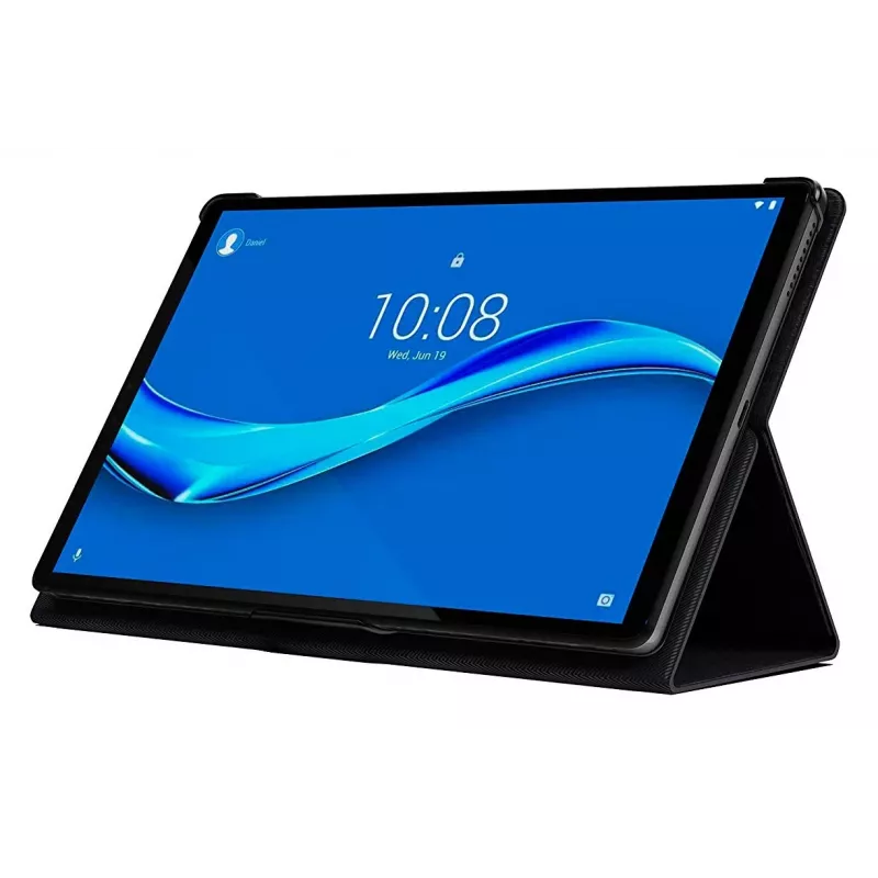 Folio maciņš Lenovo Tab M10 Plus FHD ZG38C02959 — poliuretāns, piemērots 26,2 cm (10,3 collu) ekrānam, melns