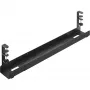 InLine universalā kabeļu vadotnes sliede 3 līmeņu (80/100/120 cm) montāžai zem galda, melna
