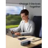 Ugreen 25000mAh 200W ātrās uzlādes ārējais akumulators pelēks