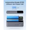 Ugreen 25000mAh 200W ātrās uzlādes ārējais akumulators pelēks