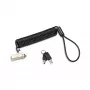 Kensington Slim NanoSaver 2.0 portatīvā atslēgas slēdzene sudraba melna 1,8 m