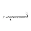Kensington Slim NanoSaver 2.0 portatīvā atslēgas slēdzene sudraba melna 1,8 m