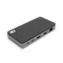 ACT USB-C 4K MST dokstacija 2 HDMI monitoriem, Ethernet, USB-C, 3x USB-A, PD caurlaide un 1 metru atvienojams savienojuma kabelis