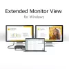 ACT USB-C 4K MST dokstacija 2 HDMI monitoriem, Ethernet, USB-C, 3x USB-A, PD caurlaide un 1 metru atvienojams savienojuma kabelis