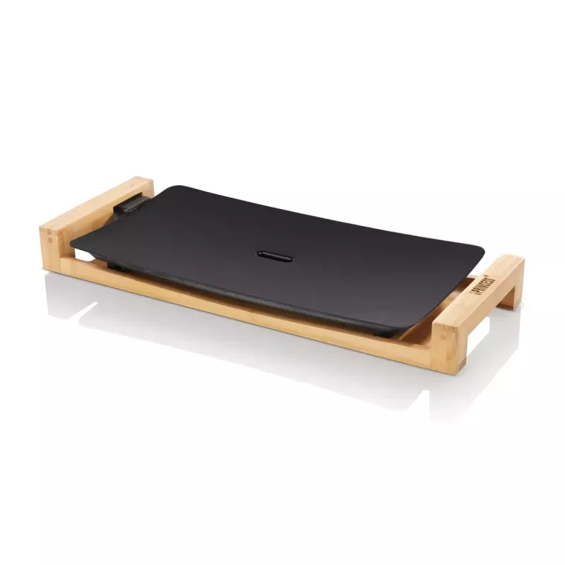 Galda plīts Princess 103026 Table Chef Pure Black alumīnijs bambuss melns 220W