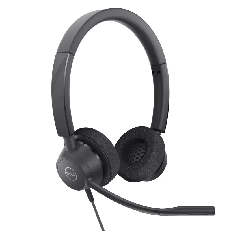 DELL Pro stereo austiņas - WH3022, vadu, birojam/zvanu centram, 96 g, austiņas, melnas