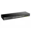 D-Link 24 portu Gigabit viedais pārvaldāmais slēdzis ar 4x 10G SFP+