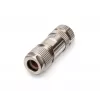 Digitus CAT 6A M12 Jack X-kodēts IP67 plakans vīriešu savienotājs, sudraba krāsā