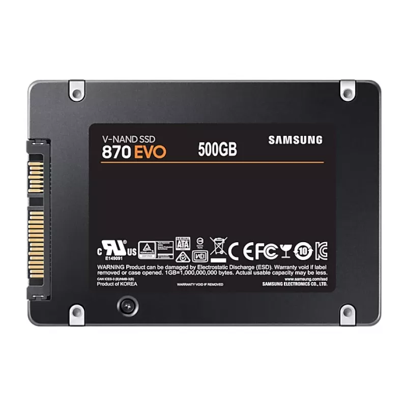 Samsung 870 EVO 500 GB 2.5 collu Serial ATA III V-NAND MLC