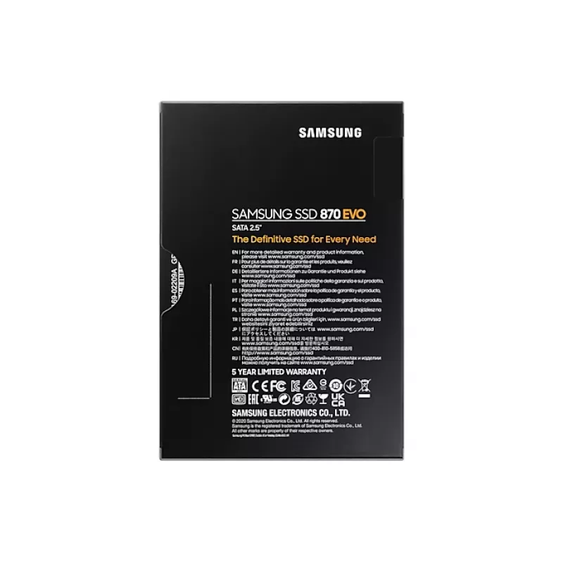Samsung 870 EVO 500 GB 2.5 collu Serial ATA III V-NAND MLC