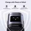 Lādētājs UGREEN 45775 — iekštelpu maiņstrāvas bezvadu ātrais lādētājs, universāls, 1× USB-C, melns/pelēks