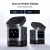 Lādētājs UGREEN 45775 — iekštelpu maiņstrāvas bezvadu ātrais lādētājs, universāls, 1× USB-C, melns/pelēks