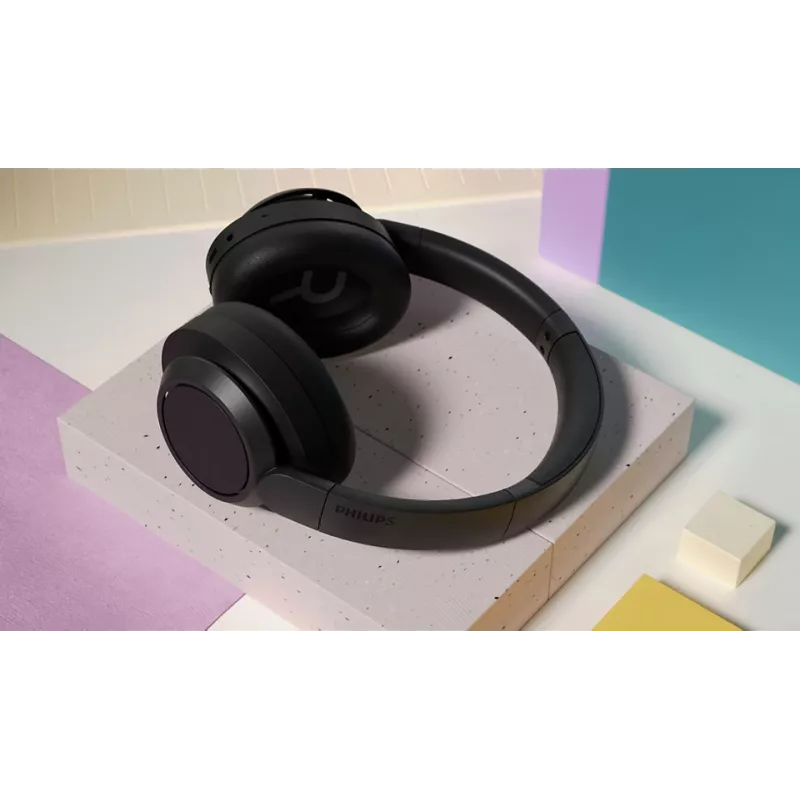 Philips 6000 sērijas TAH6509BK/00 austiņas/headsets Bezvadu Galvas saite Zvani/Mūzika/Sports/Ikdienas Bluetooth Melns