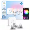 Philips Hue balta and colour ambience Essential starter komplekts: 3 GU10 viedās spuldzes (345 lm)