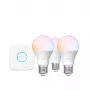 Viedā apgaismojuma komplekts Philips Hue White and colour ambience Essential — 3× E27 viedās spuldzes, 806 lm, 8 W, Bluetooth/Zigbee