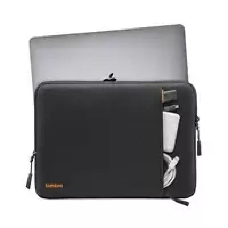 Aizsargapvalks tomtoc TOM-A13-E01D, piemērots 15–16 collu MacBook Pro un MacBook Air modelim, melns