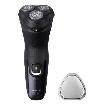 Philips X3021/00 vīriešu skuveklis, rotējošais skuveklis, trimmeris, melns