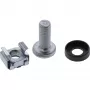 Cage Nut Set M6 InLine 01950C 100 sprostuzgriežņi 100 paplāksnes 100 skrūves