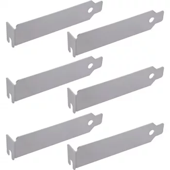 InLine PCI / PCI-E / ISA zema profila paplašināšanas karšu slotu kronšteini 6 gab.