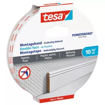 Montāžas lente TESA 77743-00000-00 5 m Balta 19 mm
