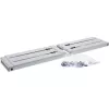InLine 19 collu salokāms plaukts, 2U, 24-40cm dziļums, pelēks