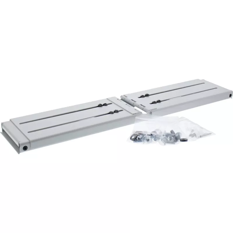 InLine 19 collu salokāms plaukts, 2U, 24-40cm dziļums, pelēks